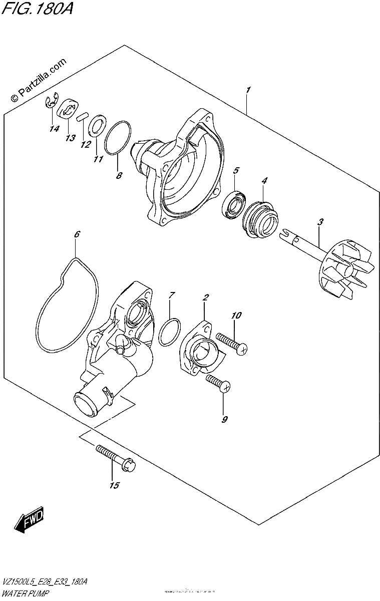 Diagrama de WATER PUMP