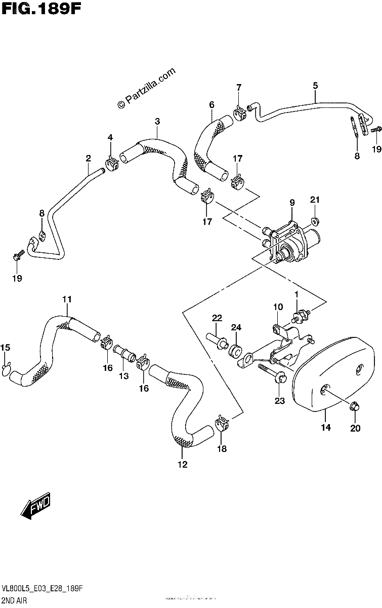 Diagrama de 2ND AIR VL800BL5 E28