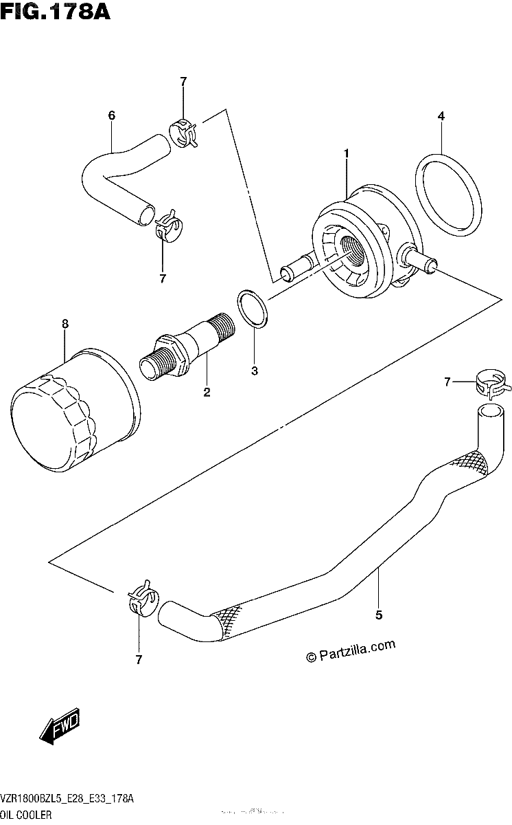 Diagrama de OIL COOLER