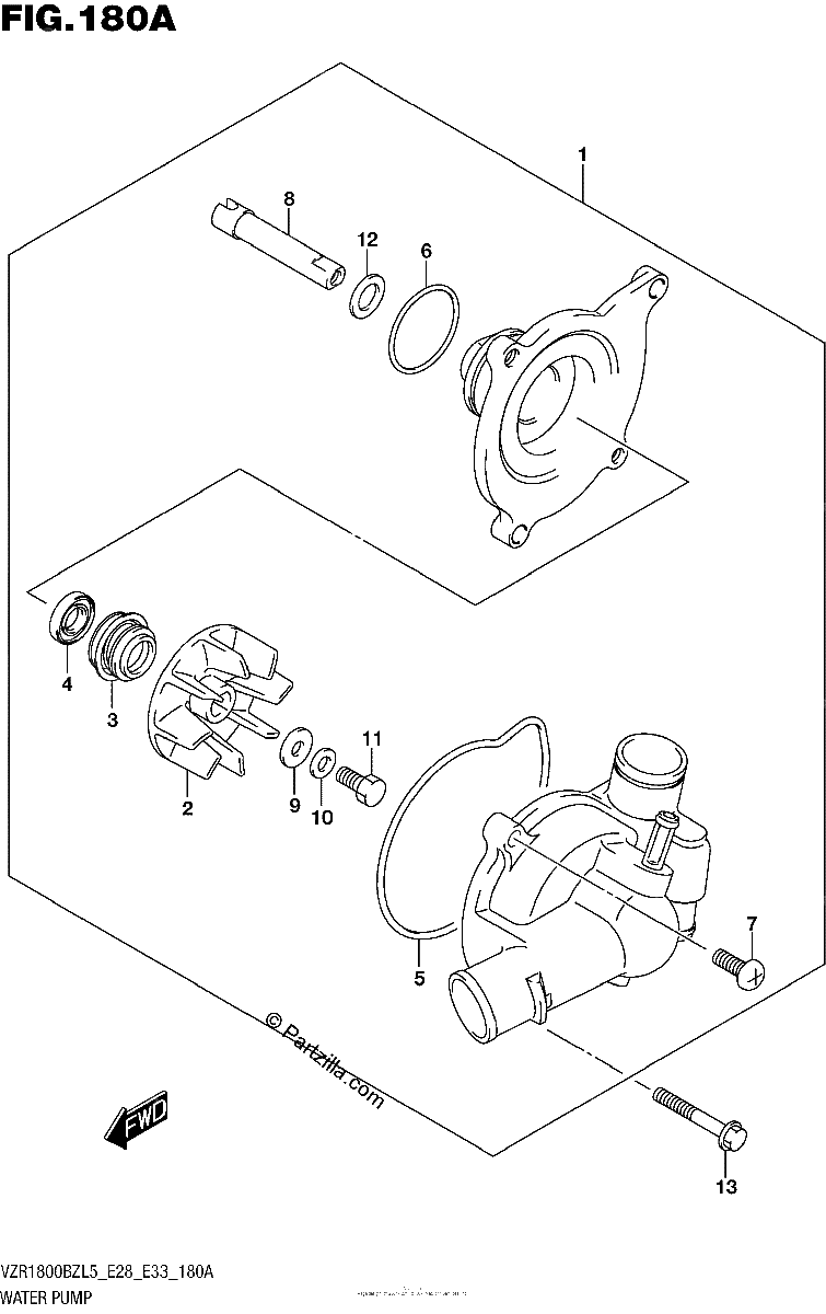 Diagrama de WATER PUMP