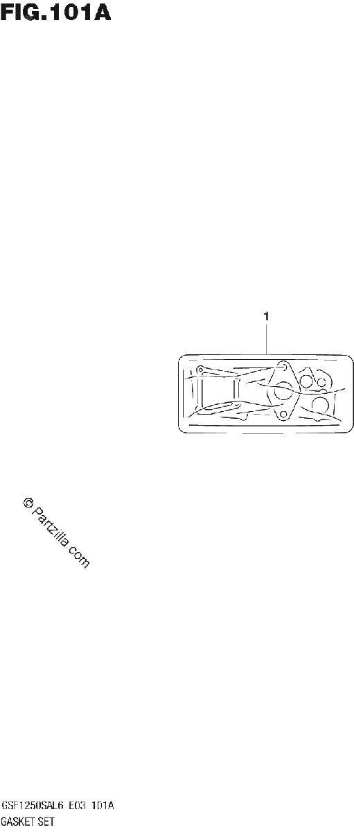 Diagrama de GASKET SET