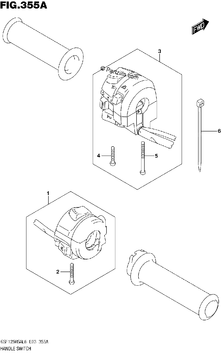 Diagrama de HANDLE SWITCH