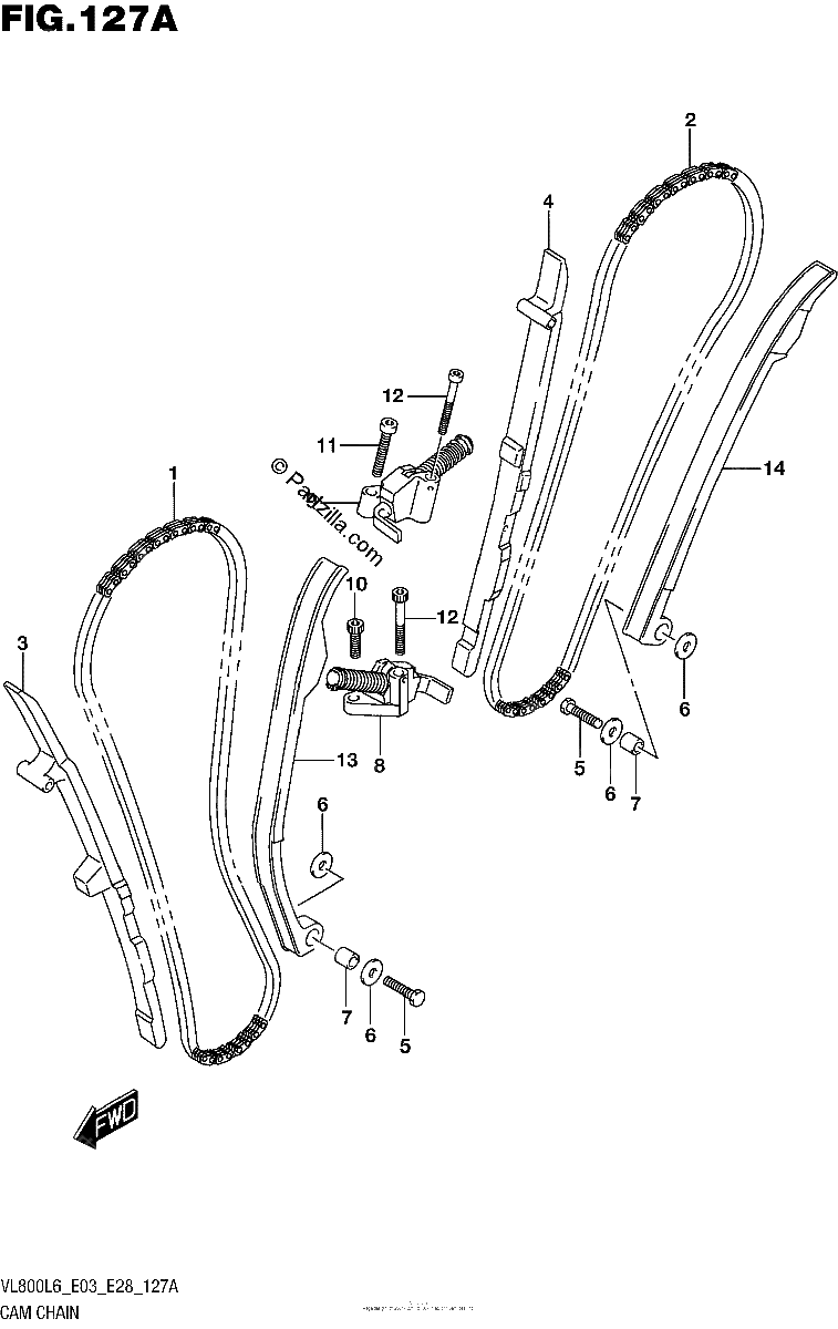 Diagrama de CAM CHAIN