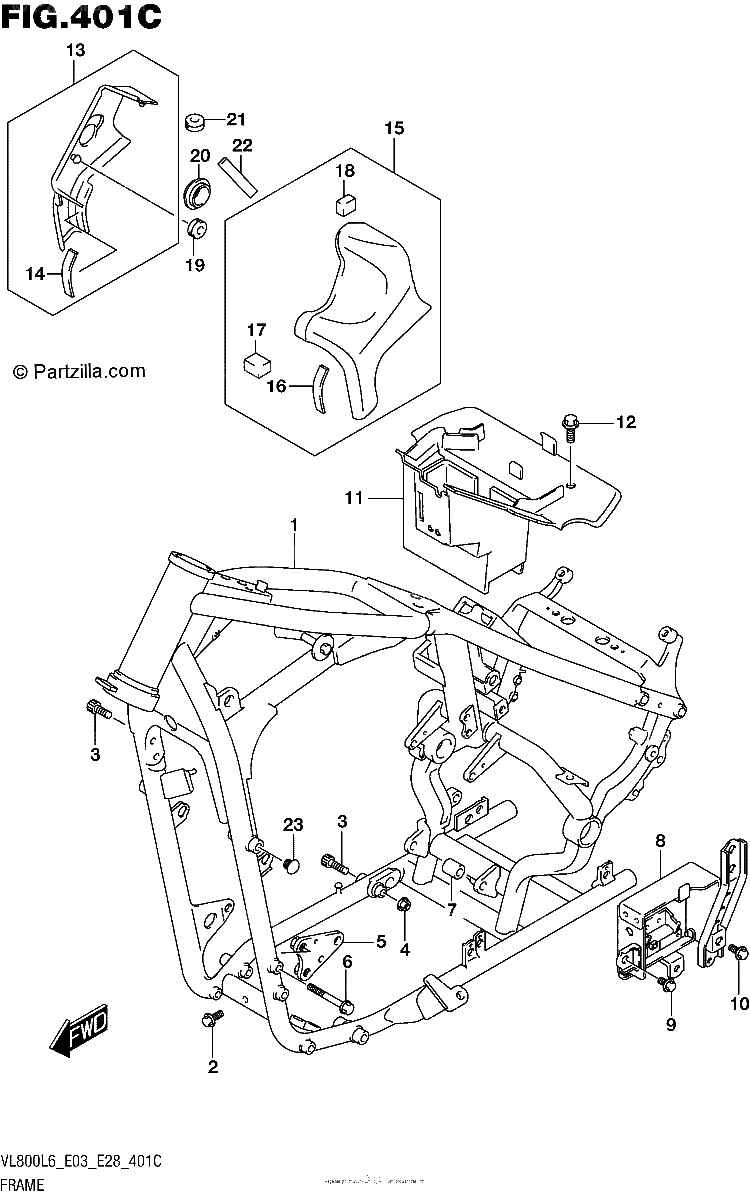 Diagrama de FRAME VL800L6 E33