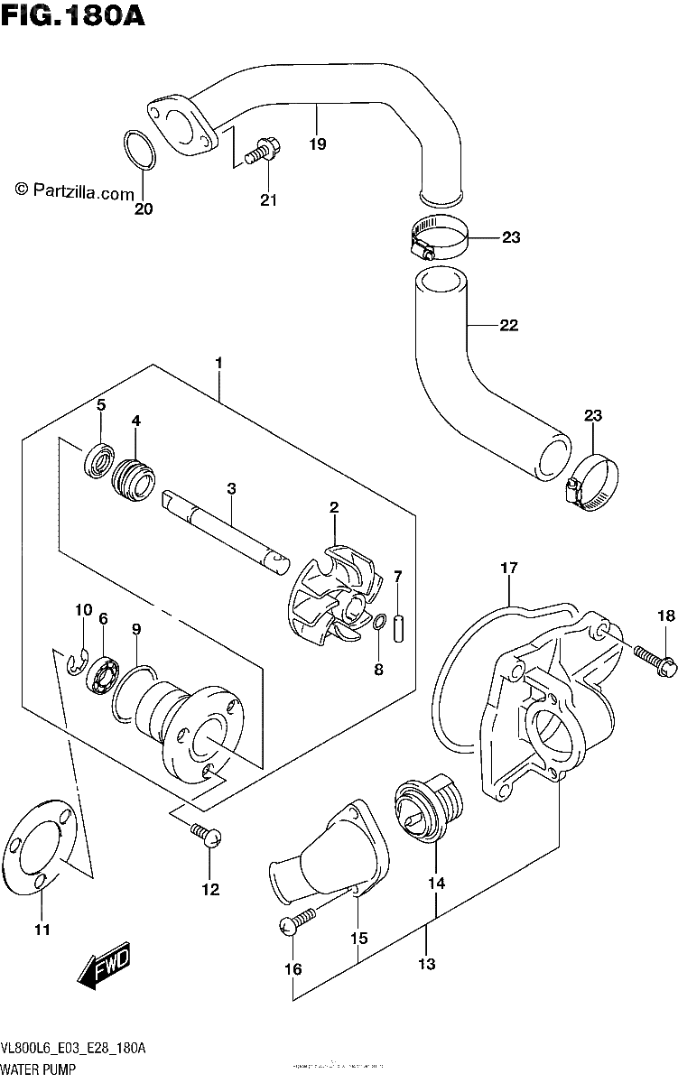 Diagrama de WATER PUMP