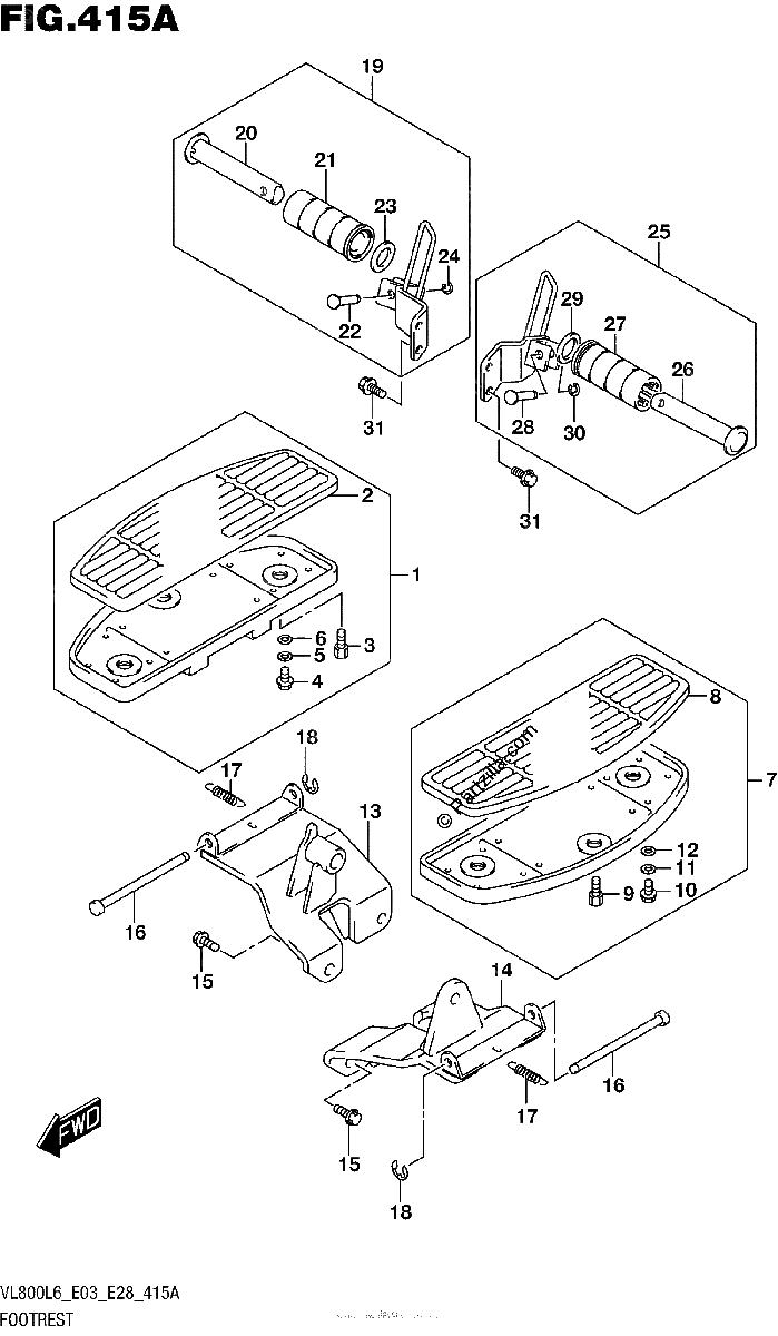 Diagrama de FOOTREST