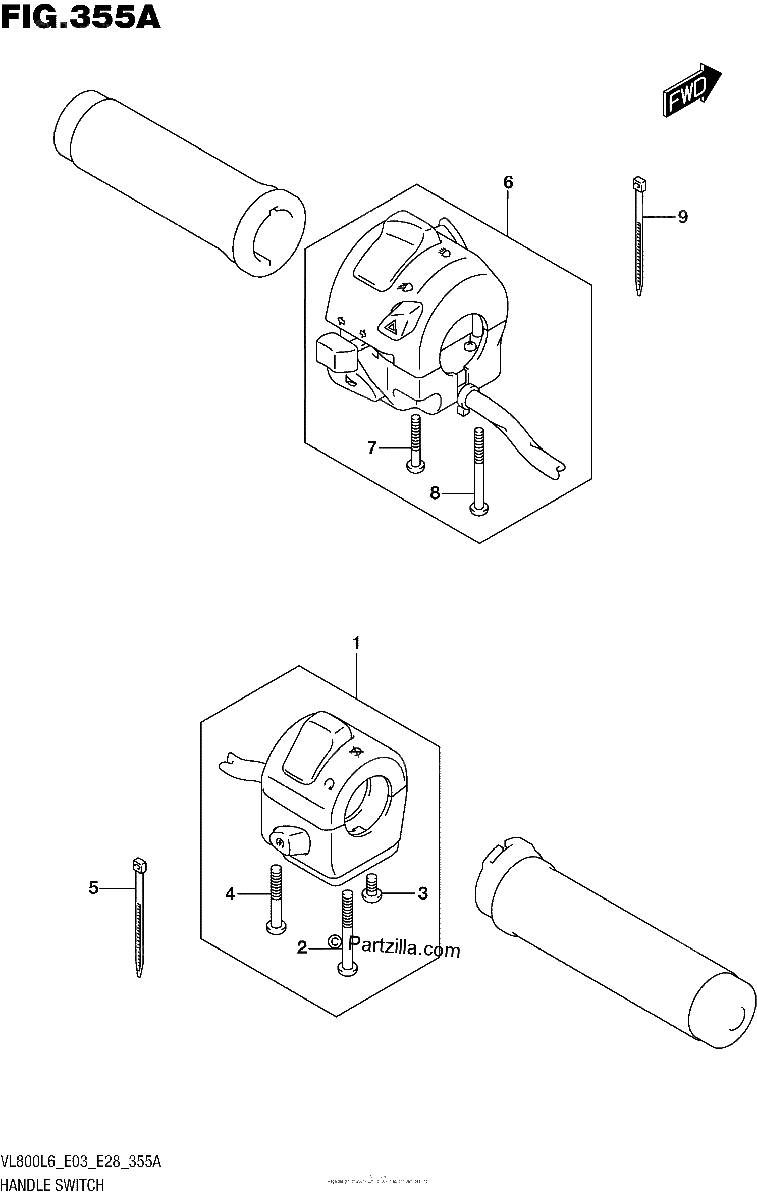 Diagrama de HANDLE SWITCH