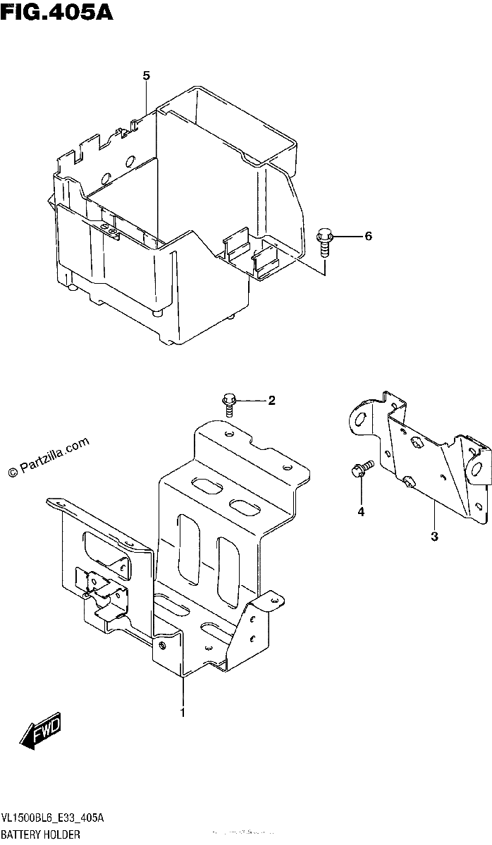 Diagrama de BATTERY HOLDER