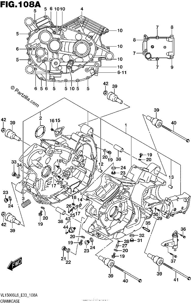 Diagrama de CRANKCASE
