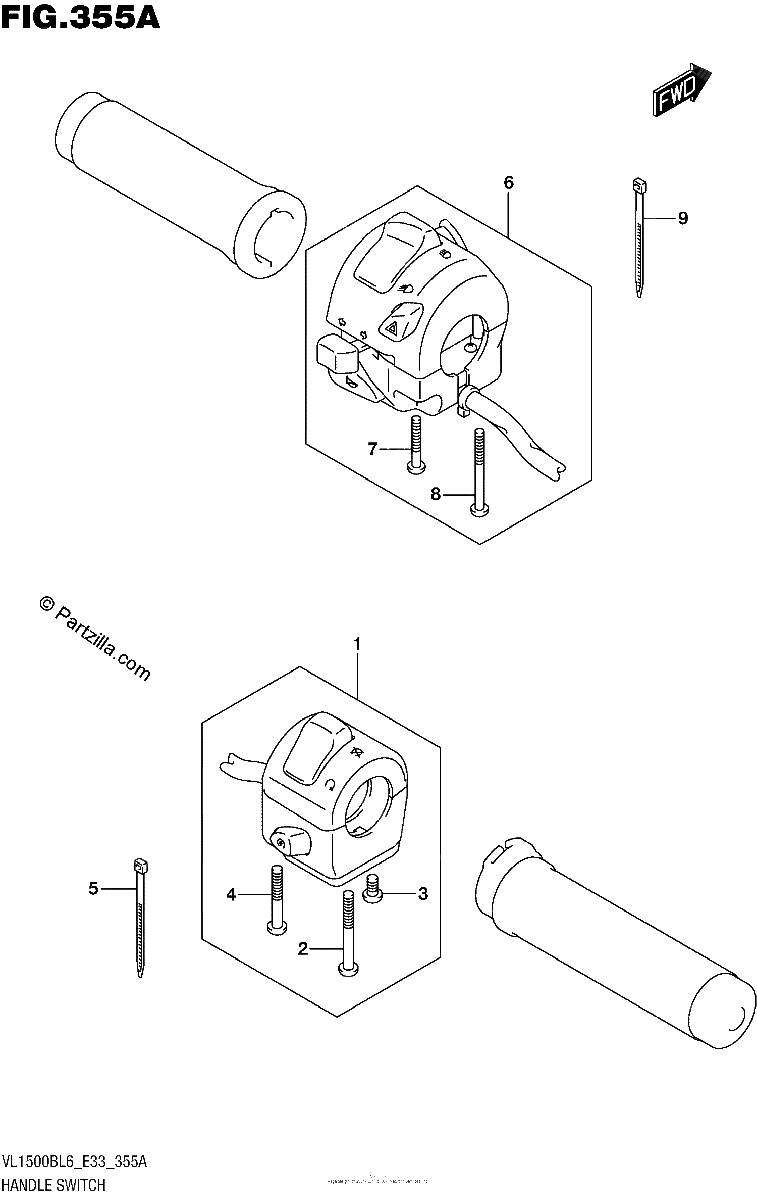 Diagrama de HANDLE SWITCH