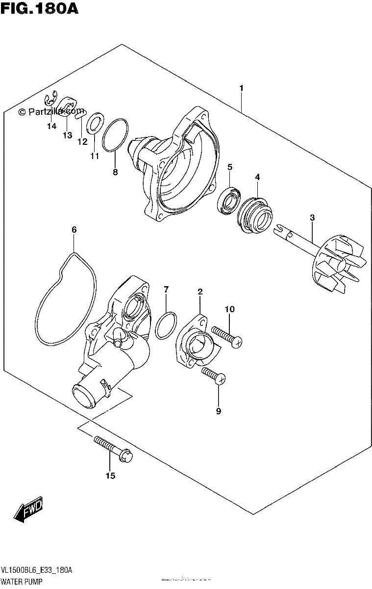 Diagrama de WATER PUMP