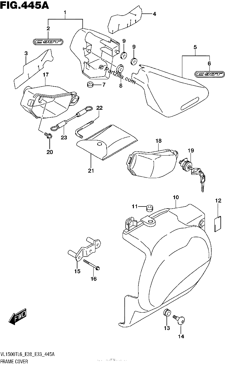 Diagrama de FRAME COVER