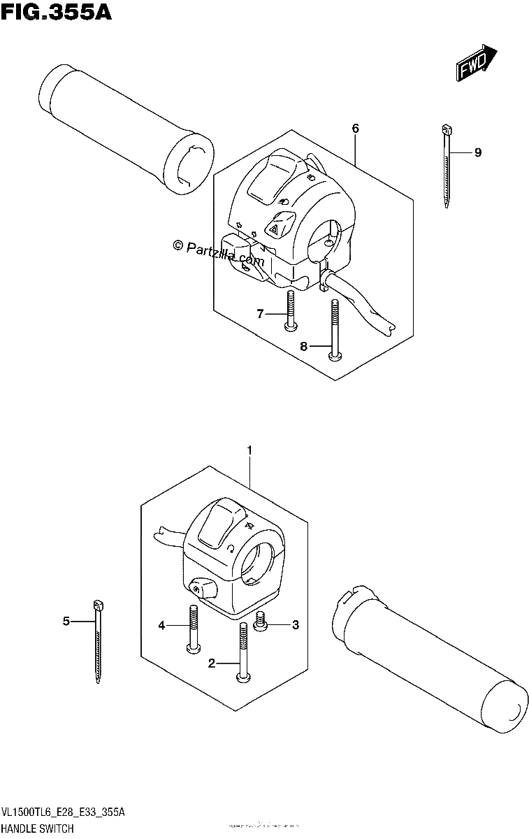 Diagrama de HANDLE SWITCH