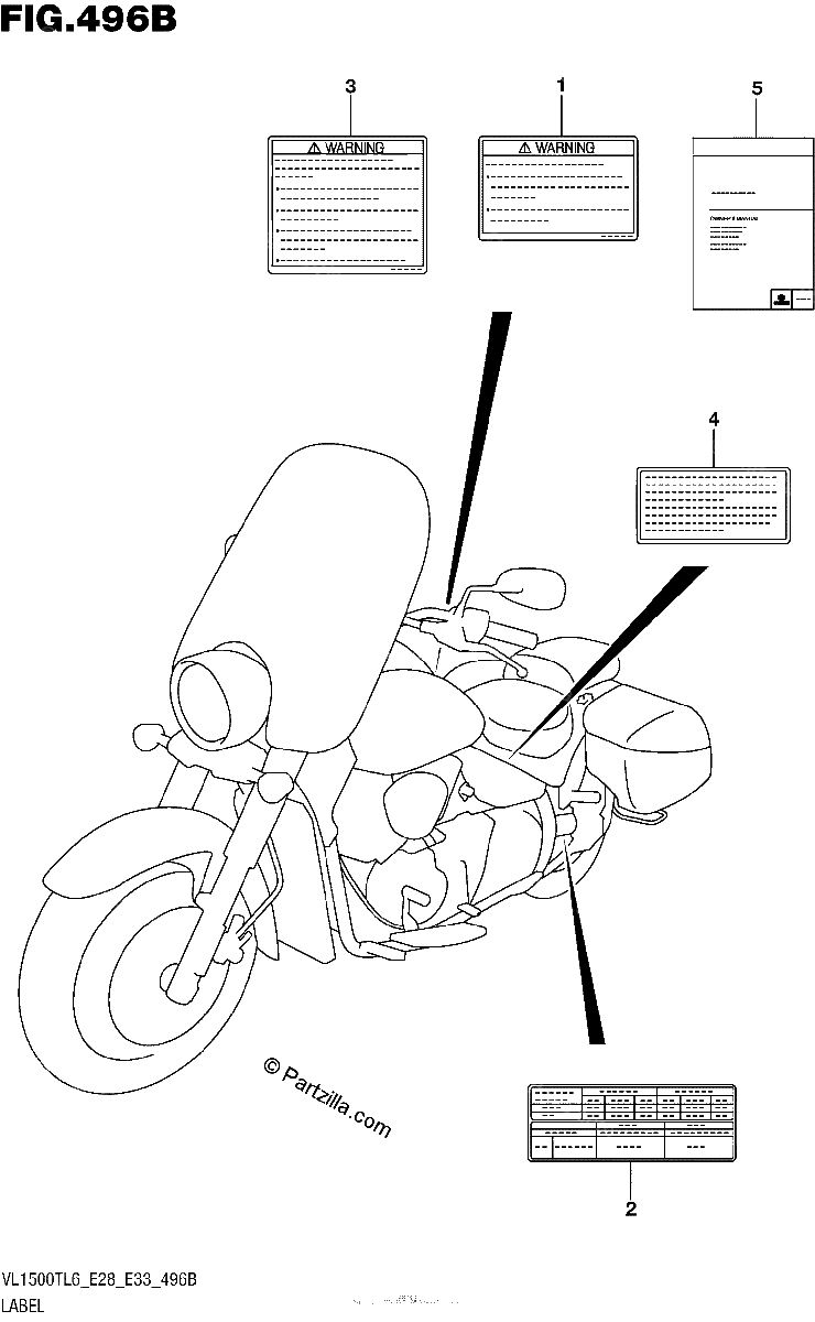 Diagrama de LABEL VL1500TL6 E33