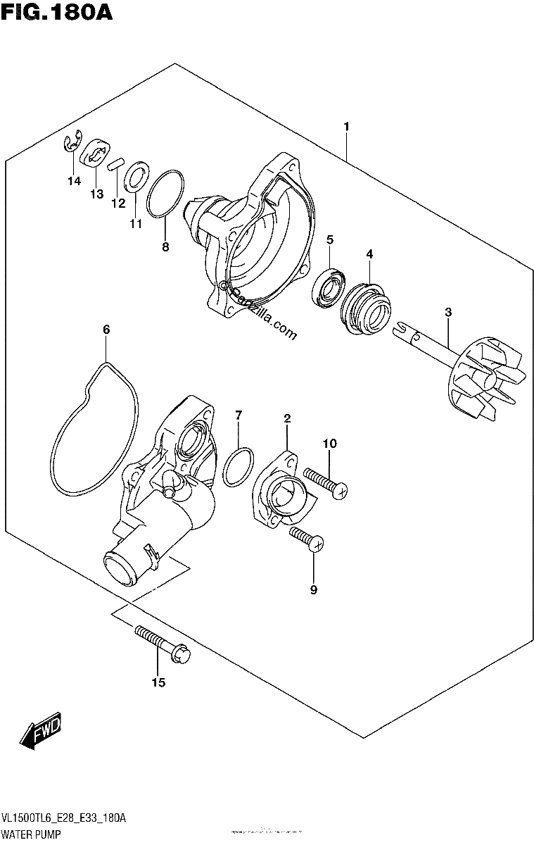 Diagrama de WATER PUMP