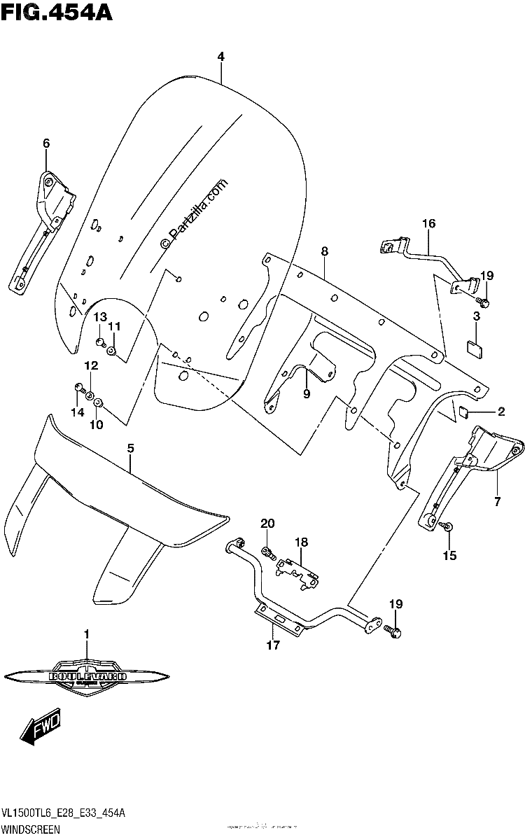 Diagrama de WINDSCREEN
