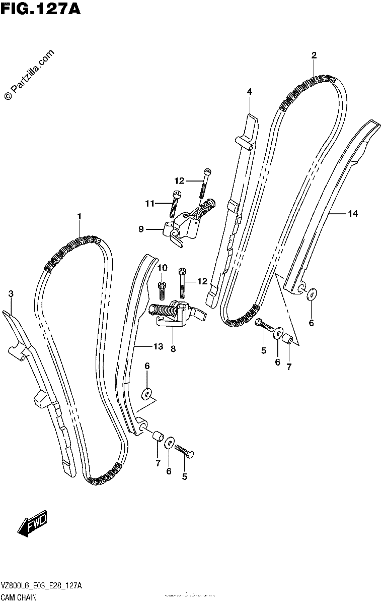 Diagrama de CAM CHAIN
