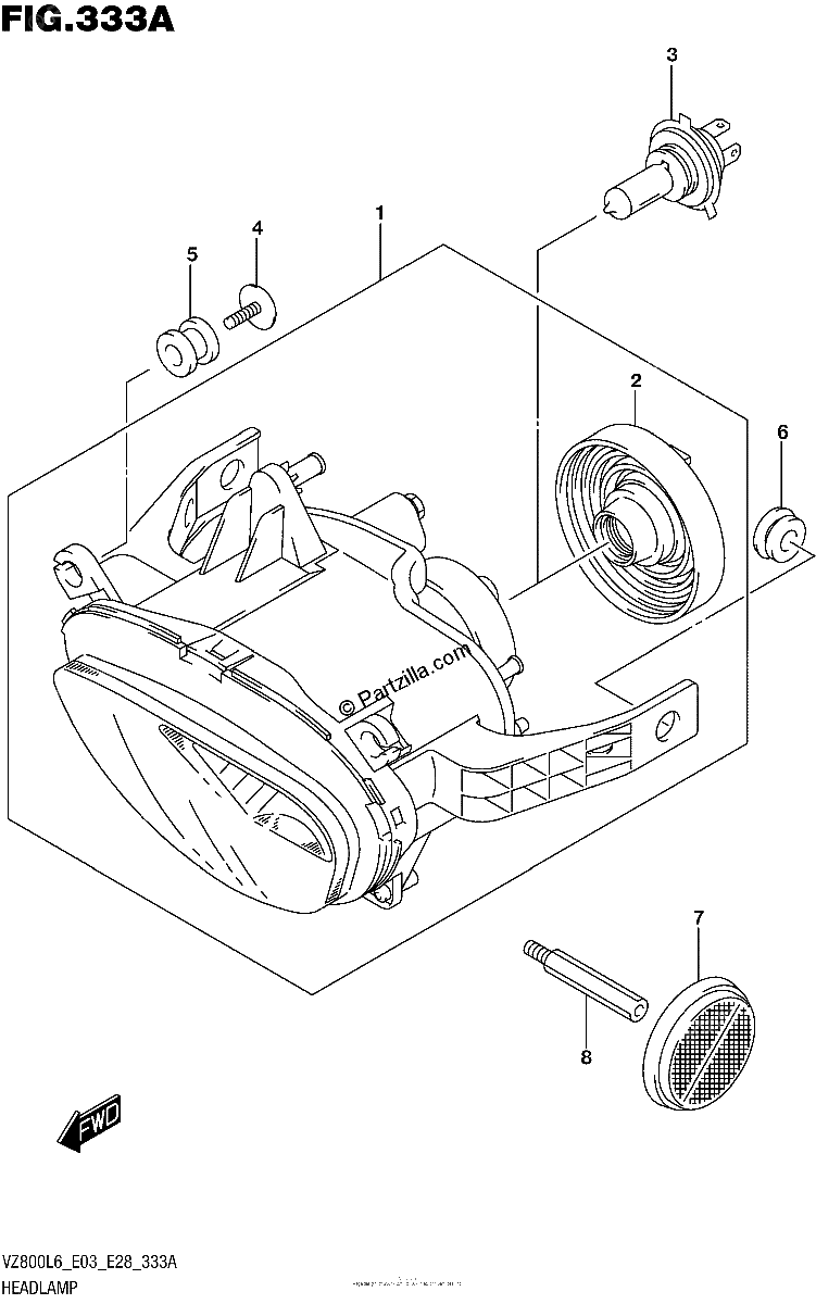 Diagrama de HEADLAMP