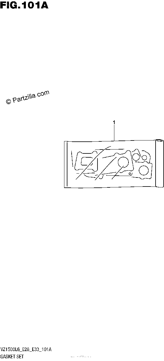 Diagrama de GASKET SET