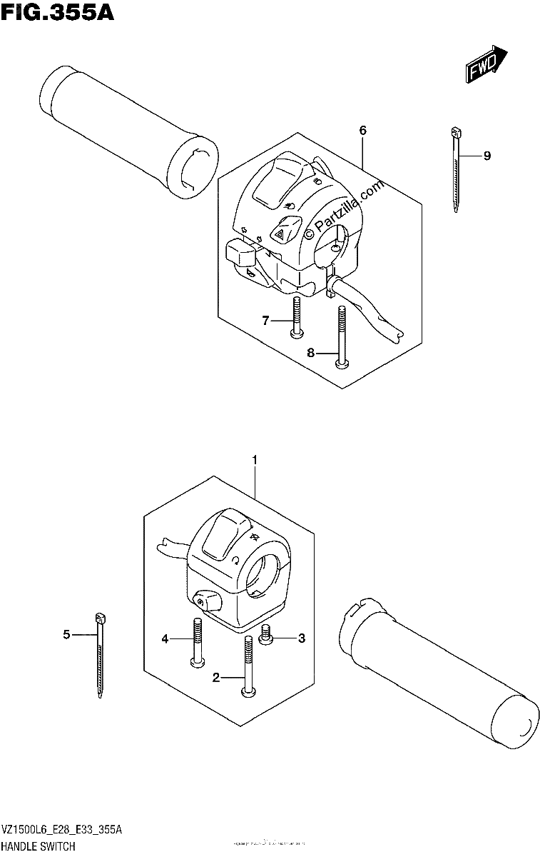 Diagrama de HANDLE SWITCH
