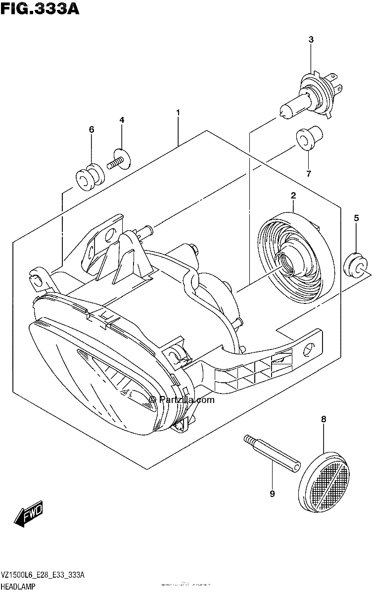 Diagrama de HEADLAMP