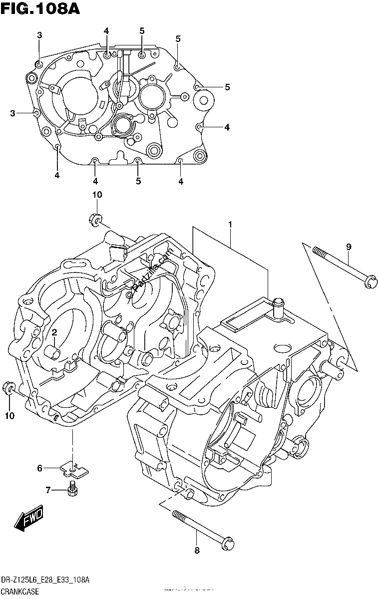 Diagrama de CRANKCASE