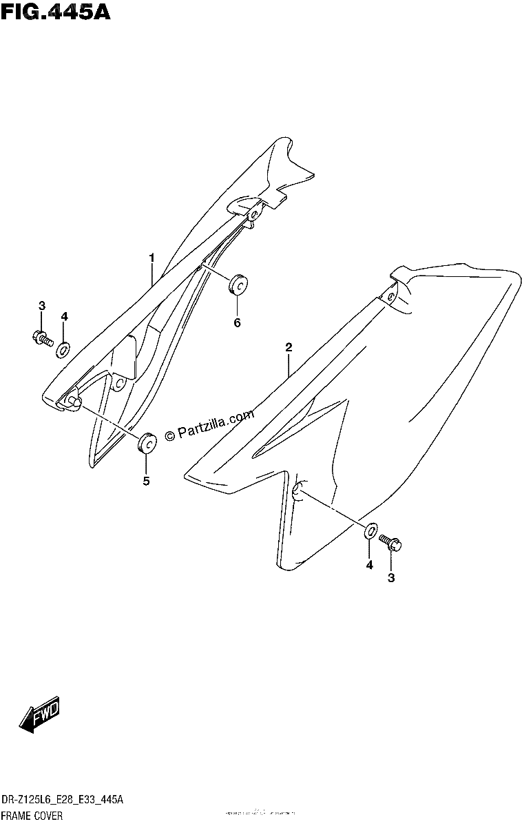 Diagrama de FRAME COVER