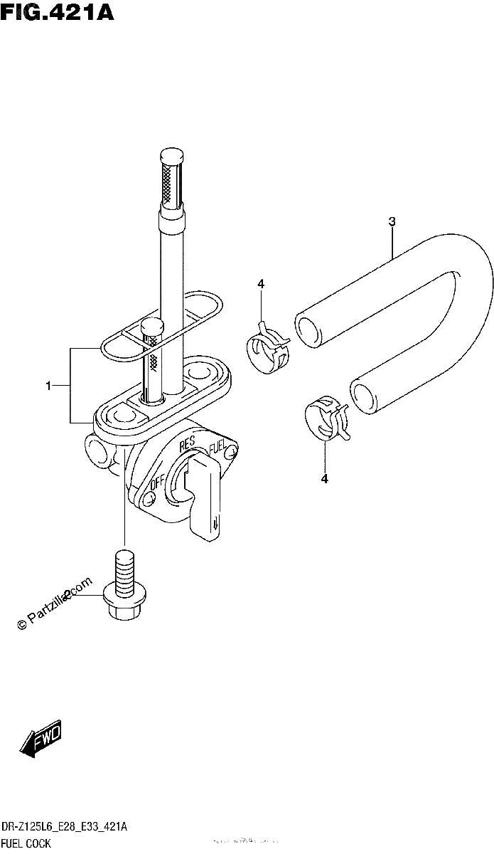 Diagrama de FUEL COCK