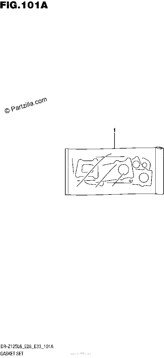 Diagrama de GASKET SET
