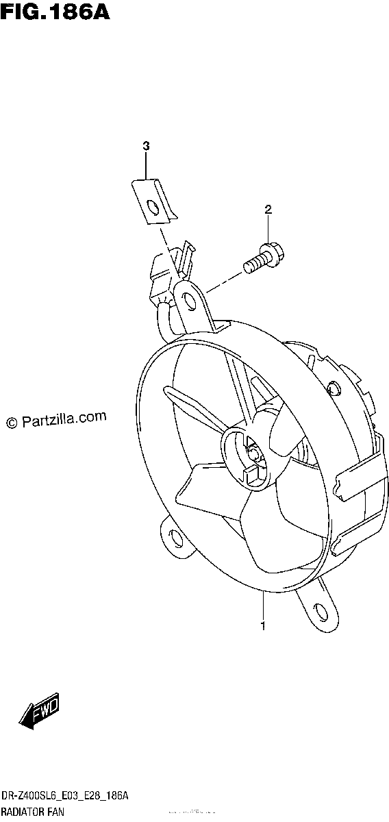 Diagrama de RADIATOR FAN