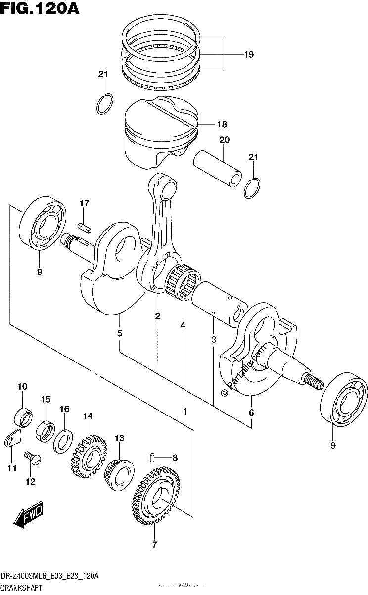 Diagrama de CRANKSHAFT