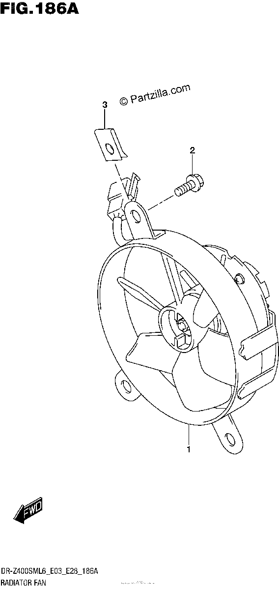 Diagrama de RADIATOR FAN