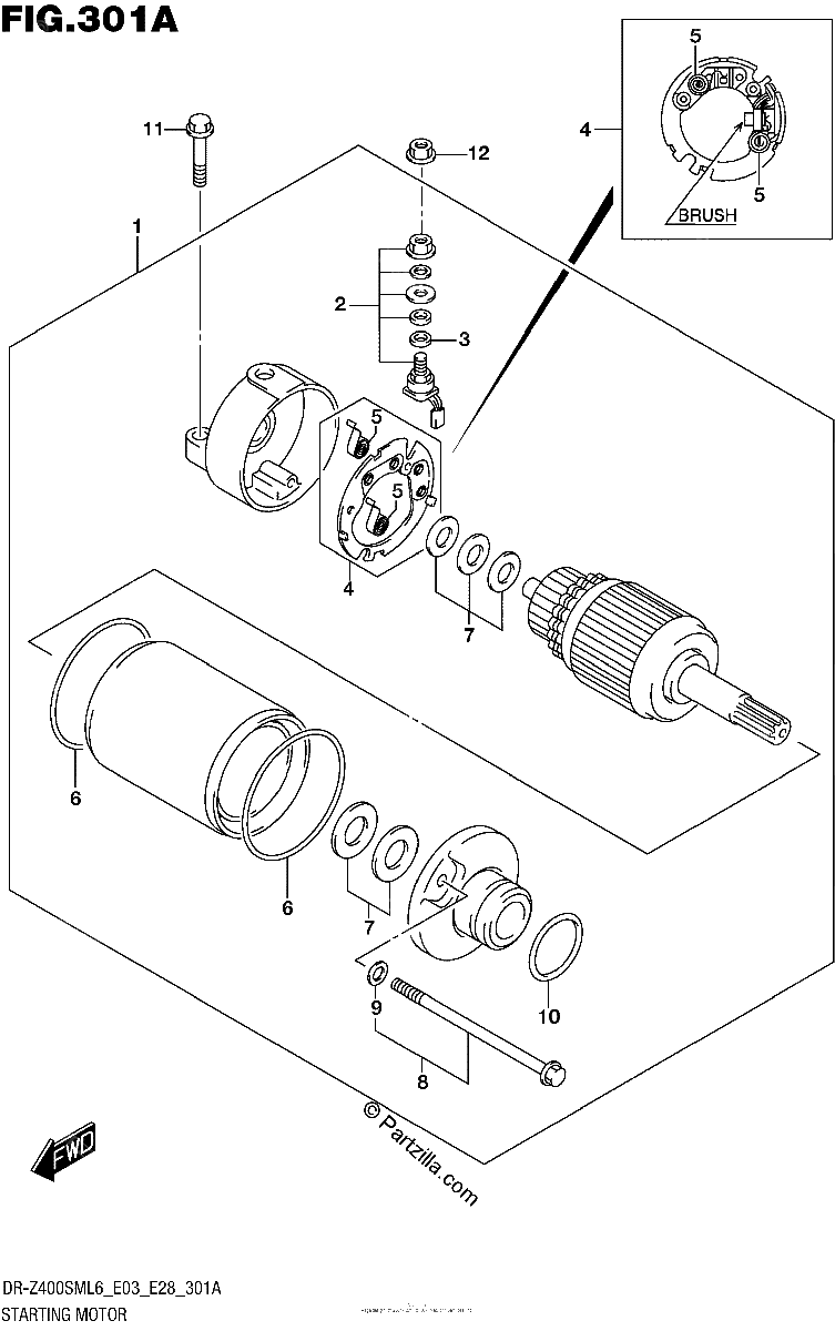 Diagrama de STARTING MOTOR