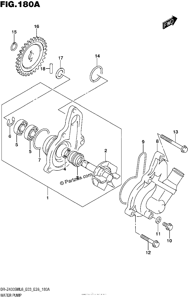 Diagrama de WATER PUMP