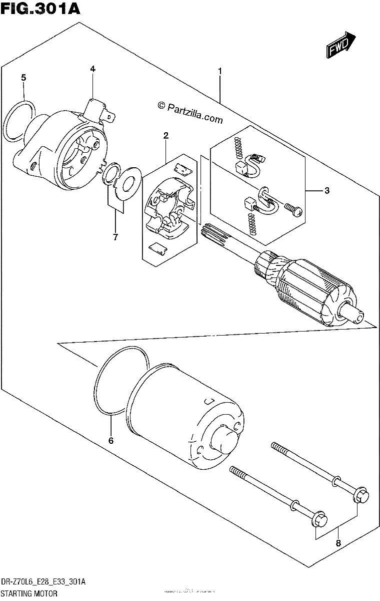 Diagrama de STARTING MOTOR
