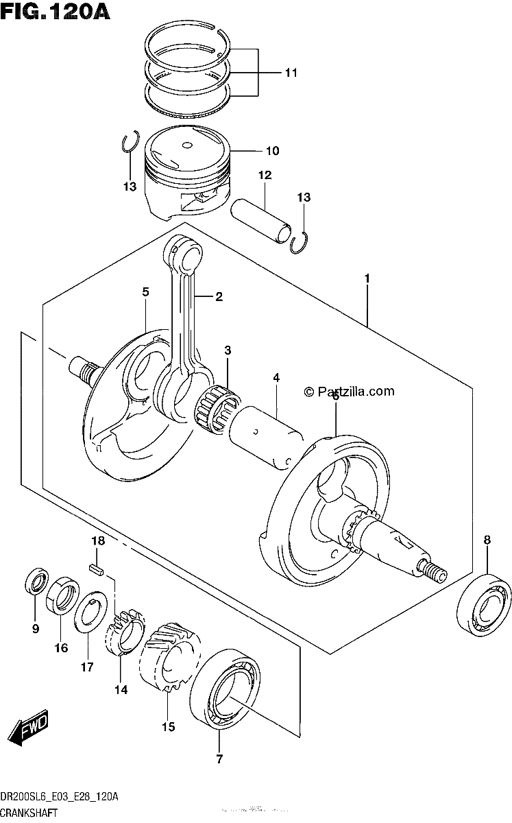 Diagrama de CRANKSHAFT