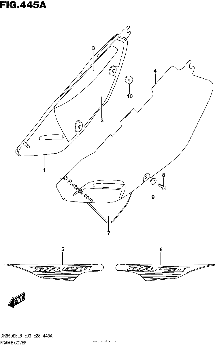 Diagrama de FRAME COVER