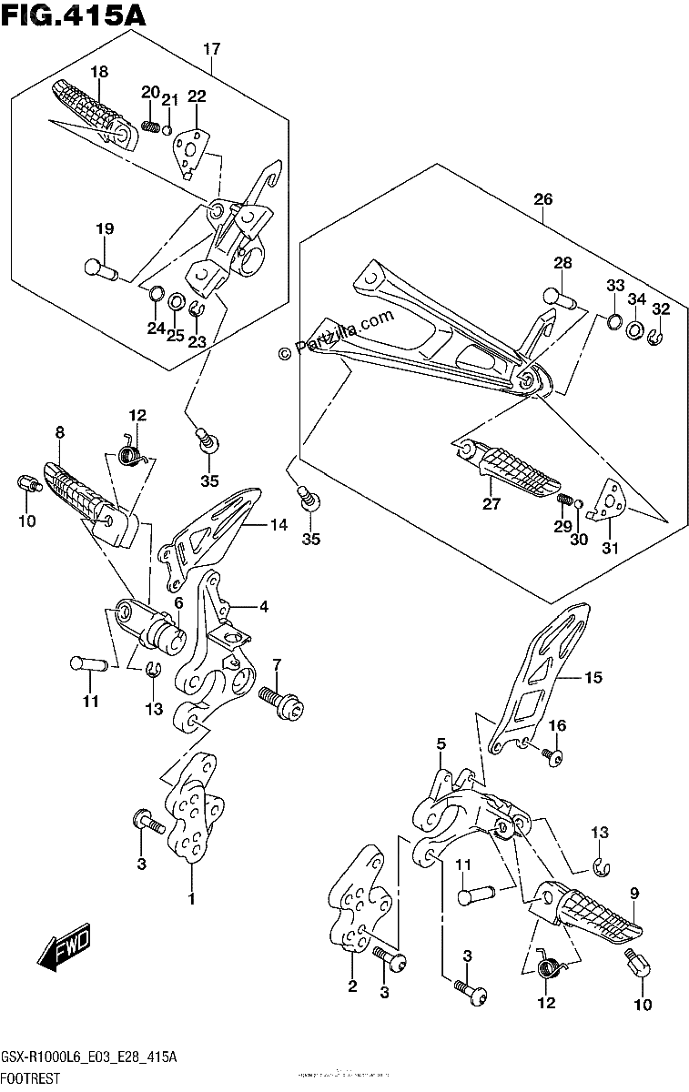 Diagrama de FOOTREST