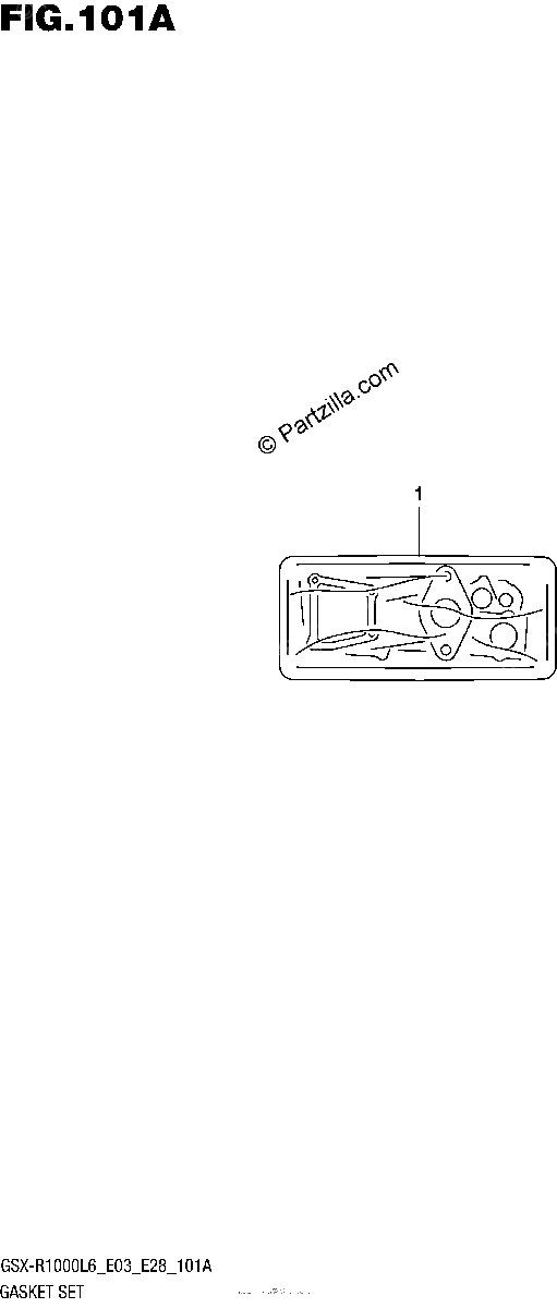 Diagrama de GASKET SET