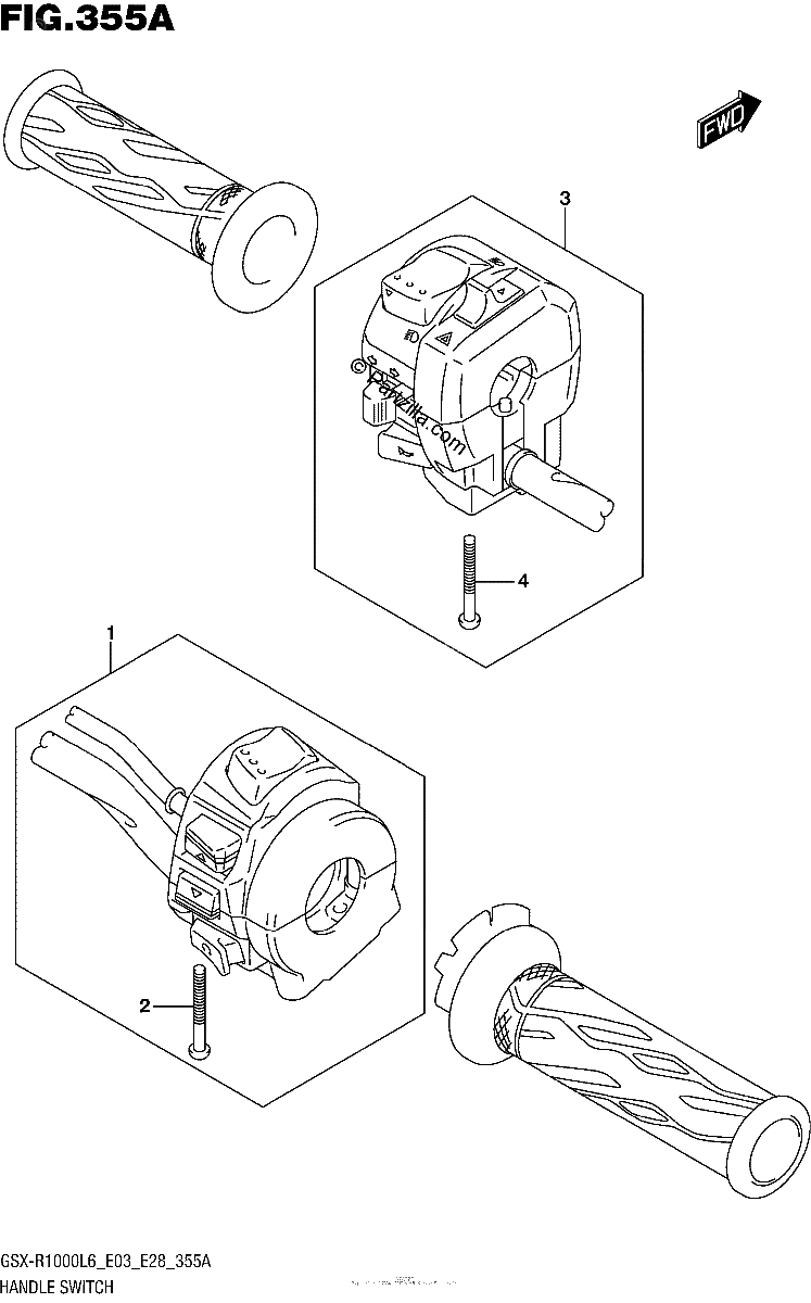 Diagrama de HANDLE SWITCH