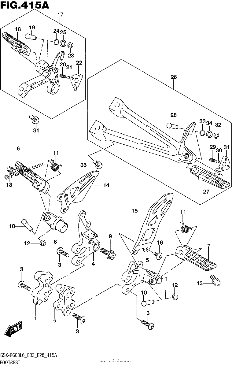 Diagrama de FOOTREST