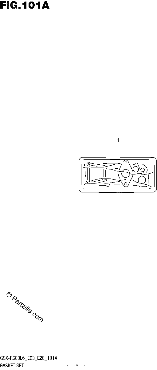Diagrama de GASKET SET