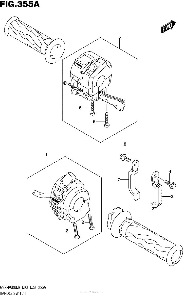 Diagrama de HANDLE SWITCH