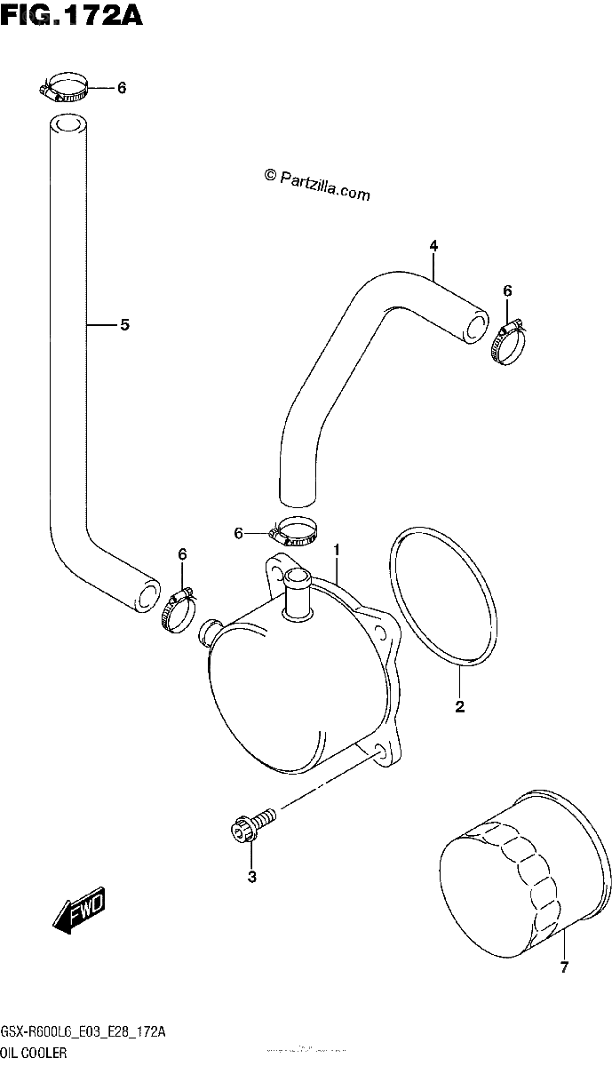Diagrama de OIL COOLER