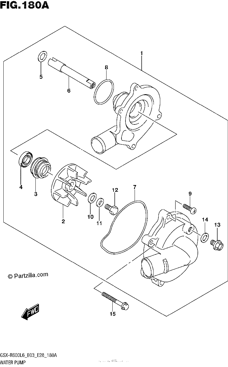 Diagrama de WATER PUMP