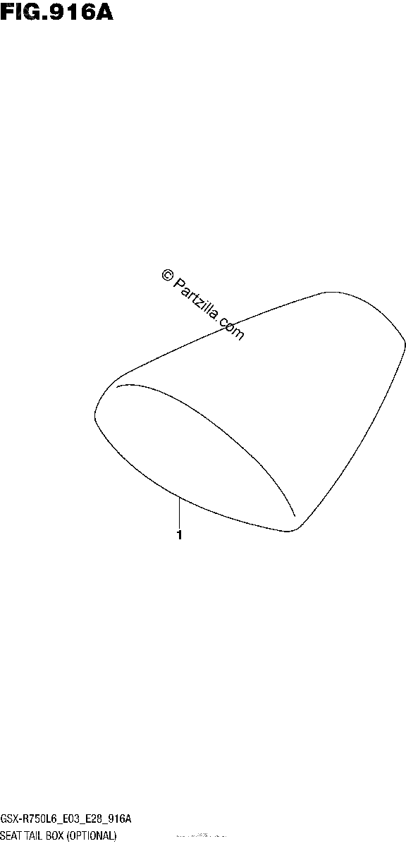 Diagrama de SEAT TAIL BOX OPTIONAL