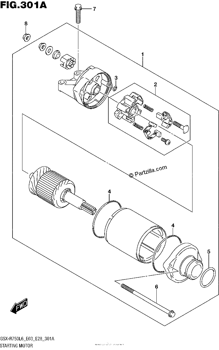 Diagrama de STARTING MOTOR