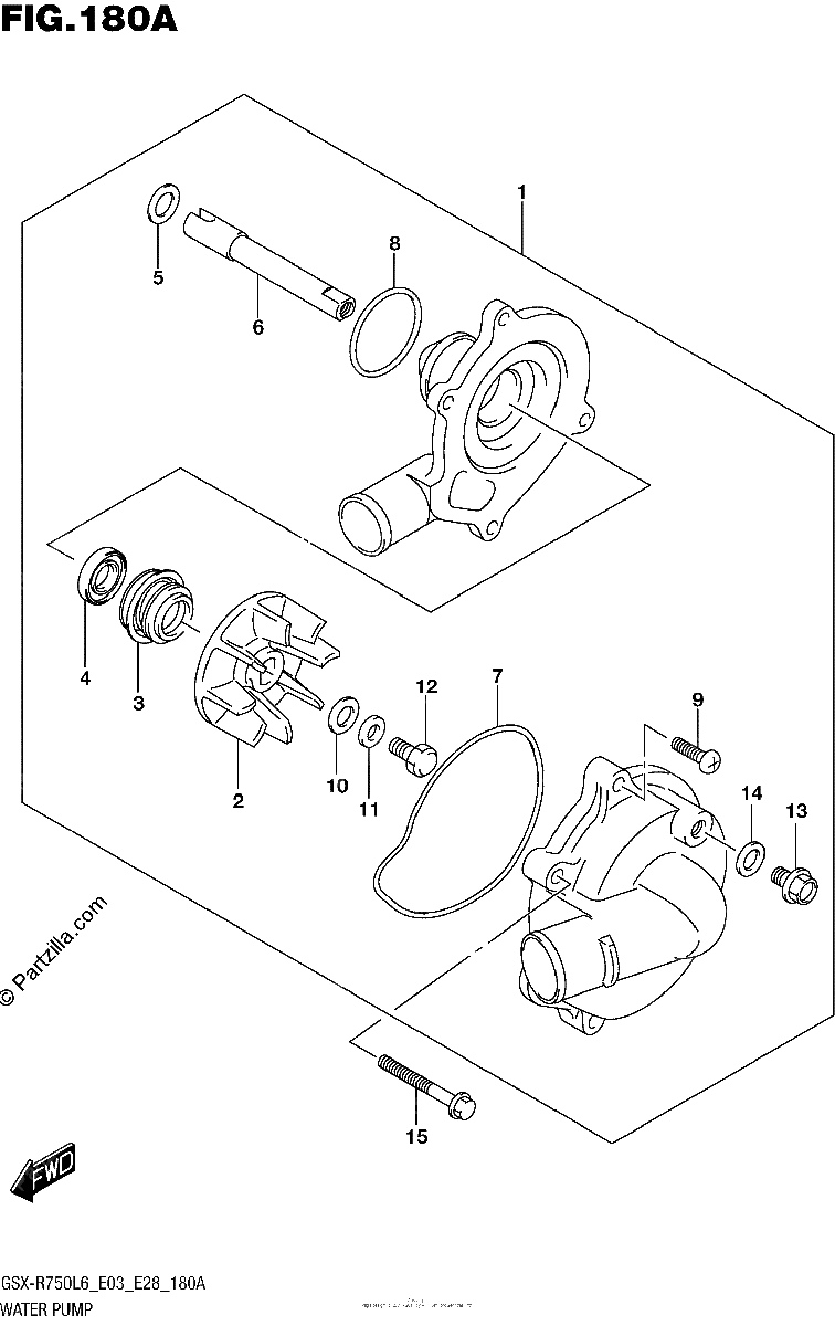Diagrama de WATER PUMP