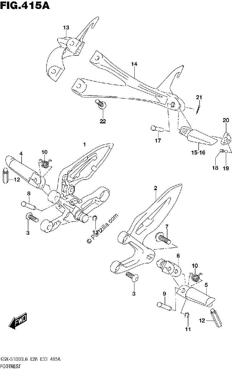Diagrama de FOOTREST