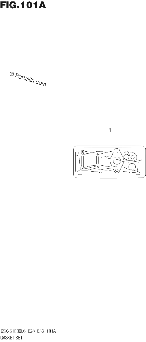 Diagrama de GASKET SET